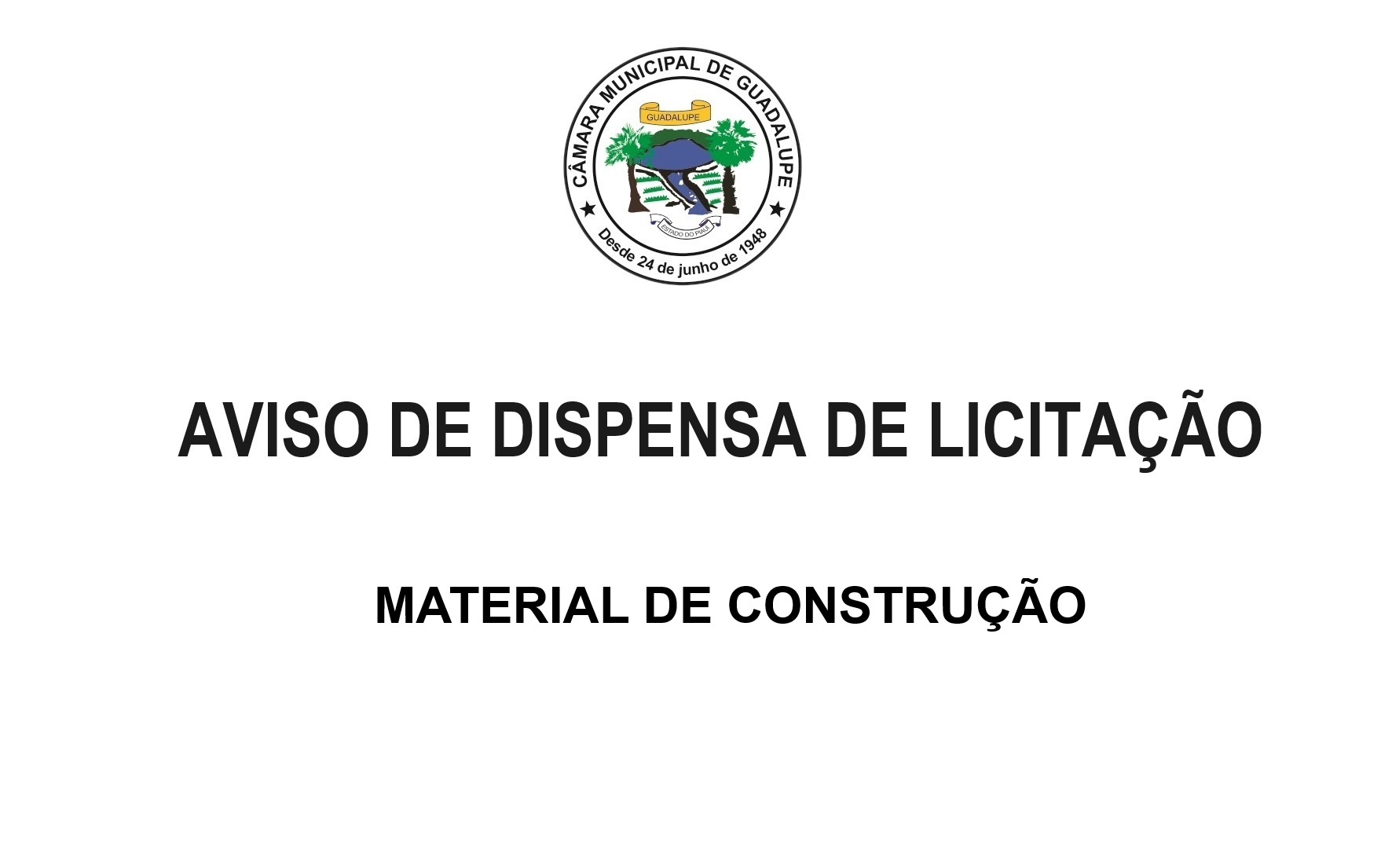 Aviso de Dispensa de Licitação